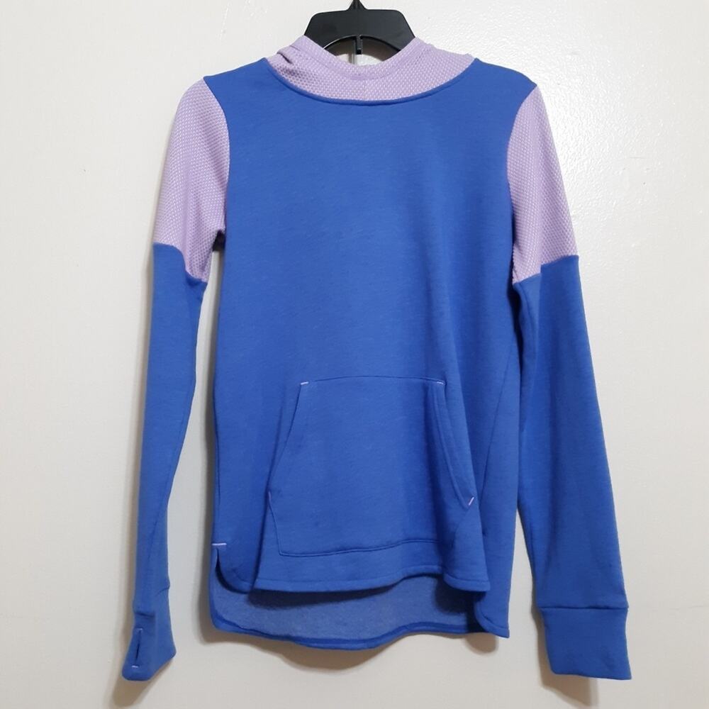Champion blue and lavender hoodie sz XL girls